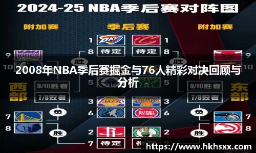2008年NBA季后赛掘金与76人精彩对决回顾与分析